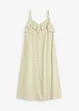 Robe midi à encolure volantée, bonprix