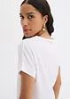 T-shirt avec détail noué, bonprix