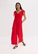Jumpsuit aus strukturiertem Crêpe, bonprix