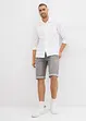 Stretch-Jeans-Bermuda mit umgeschlagenem Saum, Regular Fit, bonprix