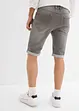 Stretch-Jeans-Bermuda mit umgeschlagenem Saum, Regular Fit, bonprix