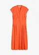 Robe midi légère en lin mélangé, bonprix