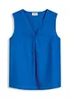 Blouse sans manches en lin mélangé, bonprix
