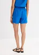 Short en lin mélangé, taille élastiquée, bonprix
