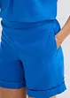 Short en lin mélangé, taille élastiquée, bonprix