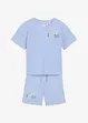 T-shirt et short (ens. 2 pces) en maille piquée de coton, bonprix