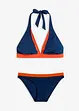 Bikini dos nu (ens. 2 pces) avec encolure en V, bonprix