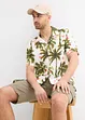 Chemise manches courtes en viscose, loose, bonprix