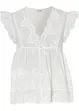 Blouse ample à dentelle, bonprix