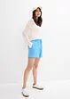 Short en jersey de viscose mélangée avec taille élastiquée et dentelle, bonprix