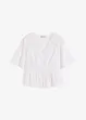 T-shirt tunique à dentelle, bonprix