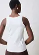 Tanktop mit Seidenanteil, bonprix