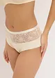 Culotte Maxi avec dentelle, découpes laser, bonprix