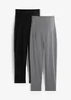 Lot de 2 leggings de grossesse coupe corsaire, bonprix
