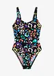 Maillot 1 pièce sculptant, maintien léger, bonprix