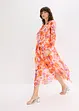 Chiffonkleid mit Volants, bonprix