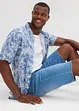 Bermuda confortable en jean et molleton, Regular, bonprix