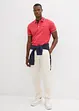 Lot de 2 polos en maille piquée 100% coton, bonprix