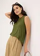 Blouse sans manches en jersey, bonprix