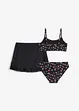 Bikini et jupe de bain (ens. 3 pces), bonprix
