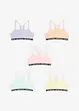 Lot de 5 brassières, bonprix