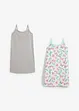 Lot de 2 nuisettes fille, bonprix
