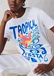 T-shirt en coton et soie, bonprix