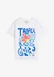 T-shirt en coton et soie, bonprix