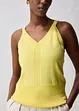 Top en maille de coton et soie, bonprix
