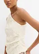 One-Shoulder-Top in Struktur Optik, bonprix
