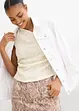 One-Shoulder-Top in Struktur Optik, bonprix