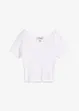 Figurbetontes T-Shirt aus reiner Bio-Baumwolle, bonprix