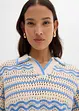 T-shirt en maille estivale coton et lin, bonprix