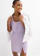 Shirtkleid aus strukturiertem Crêpe, bonprix