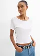 Figurbetontes T-Shirt aus reiner Bio-Baumwolle, bonprix