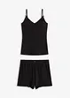 Pyjashort en coton côtelé, bonprix