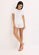 Pyjashort en jersey pointelle, bonprix