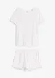 Pyjashort en jersey pointelle, bonprix
