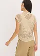 Ajour-Strickweste mit Viskose, bonprix