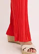 Pantalon en jersey plissé, bonprix