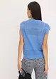 Gilet manches courtes en maille ajourée, bonprix