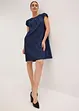 Robe en jacquard avec plis plats, bonprix
