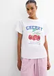T-shirt 100% coton, imprimé, bonprix