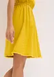 Robe à franges avec du lin, bonprix