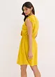 Robe à franges avec du lin, bonprix