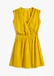 Robe à franges avec du lin, bonprix