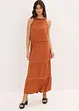 Maxikleid mit Crochet-Einsätzen, bonprix