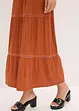 Maxikleid mit Crochet-Einsätzen, bonprix