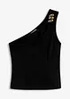 Top asymétrique avec bijou, bonprix