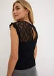Top avec dentelle, bonprix